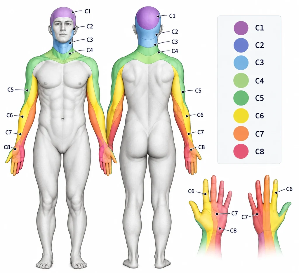 dermatomas-cervicales